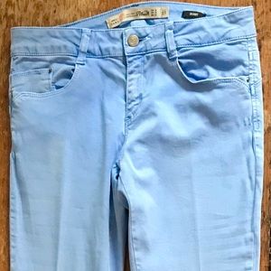 Zara Denim Wear Wash size 6 skinny carolina blue